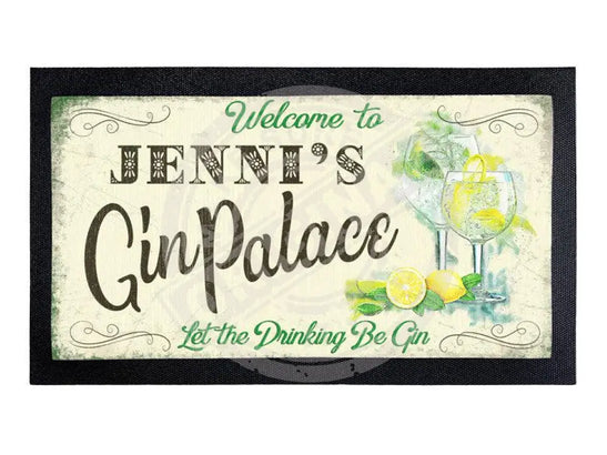 Gin Palace Personalised Bar Runner