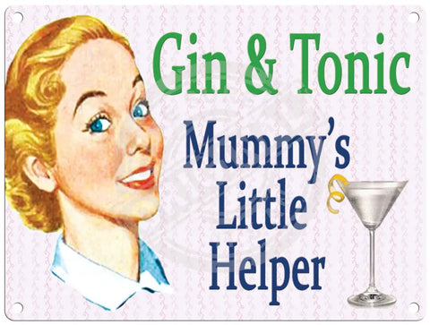 Gin & Tonic Metal Signs