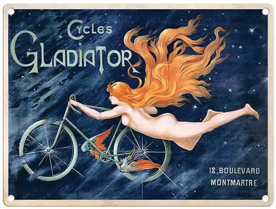 Gladiator Cycles Metal Signs
