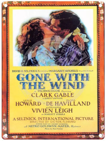 Gone With The Wind Metal Signs