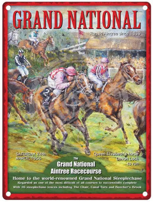 Grand National Ad Metal Signs