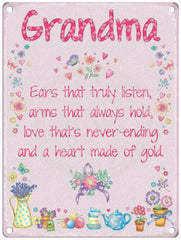Grandma Sentiment Metal Signs