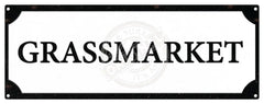 Grassmarket Metal Sign Signs