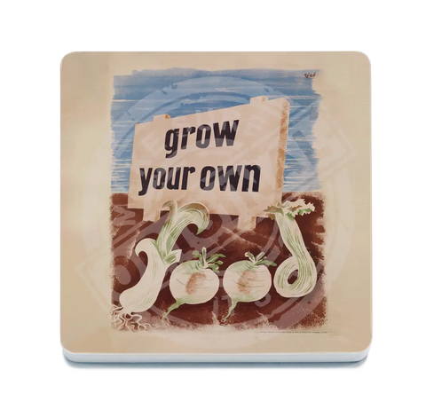 Grow Your Own Food Fridge Magnet Metal Signs