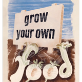 Grow Your Own Food Metal Signs