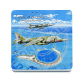 Trevor Mitchel Harrier GR3 Melamine Coaster