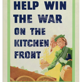 Help Win The War On Kitchen Front Metal Signs