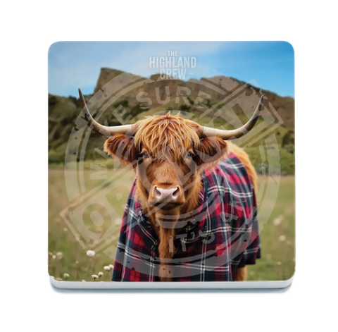 HIGHLAND CREW - Arthurs Seat Fridge Magnet Metal Signs