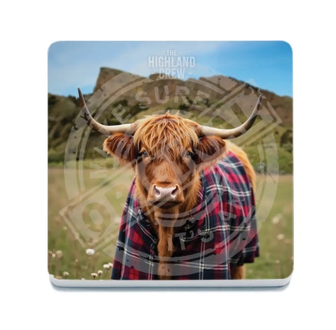 HIGHLAND CREW - Arthurs Seat Fridge Magnet Metal Signs