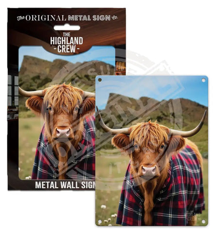 HIGHLAND CREW - Arthurs Seat Fridge Magnet Metal Signs