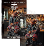 HIGHLAND CREW - Bagpipes Metal Signs