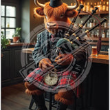 Highland Crew - Bagpipes Metal Signs