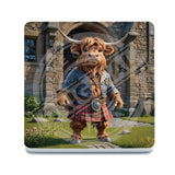 HIGHLAND CREW - Castle gates Melamine Coaster Metal Signs