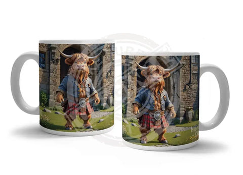 HIGHLAND CREW - Castle gates Fridge Magnet Metal Signs