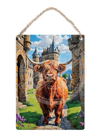 HIGHLAND CREW - Castle Path Fridge Magnet Metal Signs