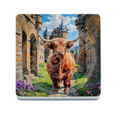 HIGHLAND CREW - Castle Path Melamine Coaster Metal Signs