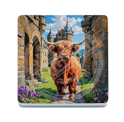 HIGHLAND CREW - Castle Path Fridge Magnet Metal Signs