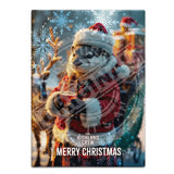 HIGHLAND CREW Christmas Otter Fridge Magnet Metal Signs