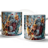 HIGHLAND CREW Christmas Otter Mug Metal Signs