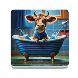 HIGHLAND CREW - DAIRY COW - In Bath Melamine Coaster Metal Signs