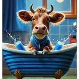 HIGHLAND CREW - DAIRY COW - In Bath Metal Signs