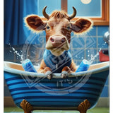 HIGHLAND CREW - DAIRY COW - In Bath Metal Signs