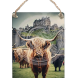 HIGHLAND CREW - Edinburgh Castle Dangler Metal Signs