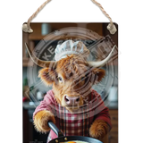 HIGHLAND CREW - Eggs Dangler Metal Signs