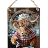 HIGHLAND CREW - Eggs Dangler Metal Signs