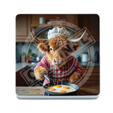 HIGHLAND CREW - Eggs Melamine Coaster Metal Signs