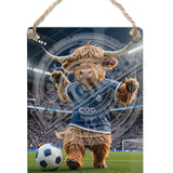 HIGHLAND CREW - Football Dangler Metal Signs