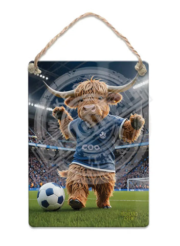 HIGHLAND CREW - Football Fridge Magnet Metal Signs