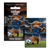 HIGHLAND CREW - Football Fridge Magnet Metal Signs
