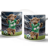 HIGHLAND CREW Football Green White Scarf Mug Metal Signs