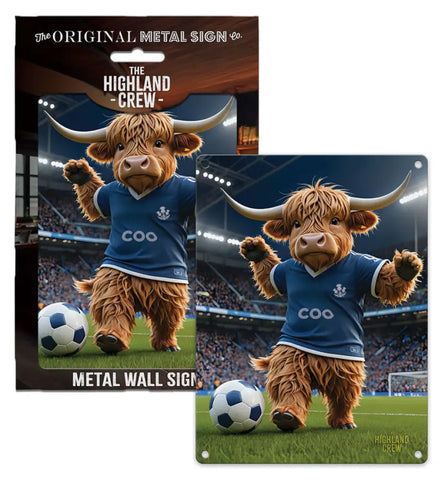 HIGHLAND CREW - Football Fridge Magnet Metal Signs