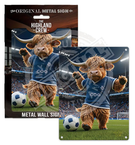 HIGHLAND CREW - Football Fridge Magnet Metal Signs