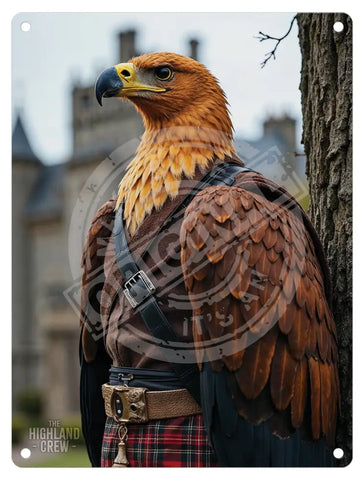 HIGHLAND CREW - Golden Eagle Fridge Magnet Metal Signs