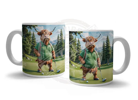 HIGHLAND CREW - Golf Fridge Magnet Metal Signs