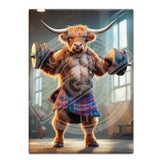 HIGHLAND CREW - In Gym Fridge Magnet Metal Signs