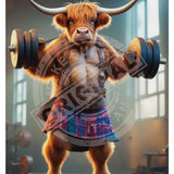 HIGHLAND CREW - In Gym Mini Metal Sign 15cm x 20cm Metal Signs