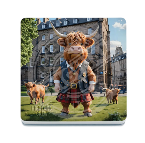 HIGHLAND CREW - Kilt Fridge Magnet Metal Signs