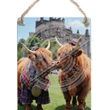 HIGHLAND CREW - Kissing At The Castle Dangler Metal Signs