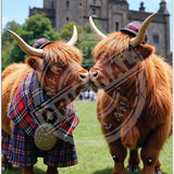 Highland Crew - Kissing At The Castle Metal Signs