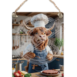 HIGHLAND CREW - Kitchen Dangler Metal Signs