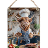 HIGHLAND CREW - Kitchen Dangler Metal Signs