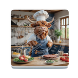 HIGHLAND CREW - Kitchen Melamine Coaster Metal Signs