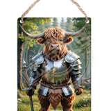 HIGHLAND CREW - Knight Dangler Metal Signs