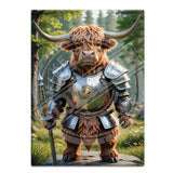 HIGHLAND CREW - Knight Fridge Magnet Metal Signs