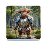 HIGHLAND CREW - Knight Melamine Coaster Metal Signs