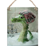 HIGHLAND CREW - LOCH NESS - Nessie Bathtime Dangler Metal Signs